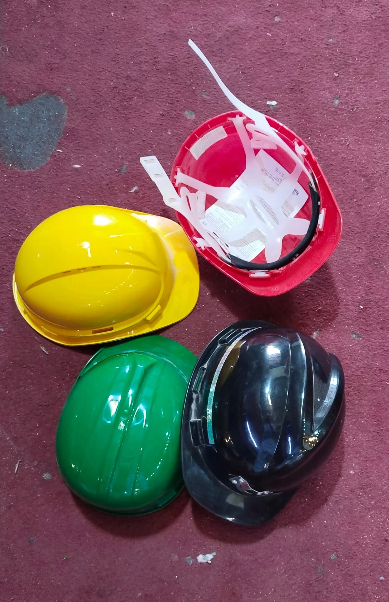 Safety Helmets (Hard Hats) in various colors - View 1