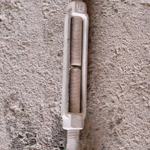 Turnbuckle with Jaw and Jaw End Fittings.